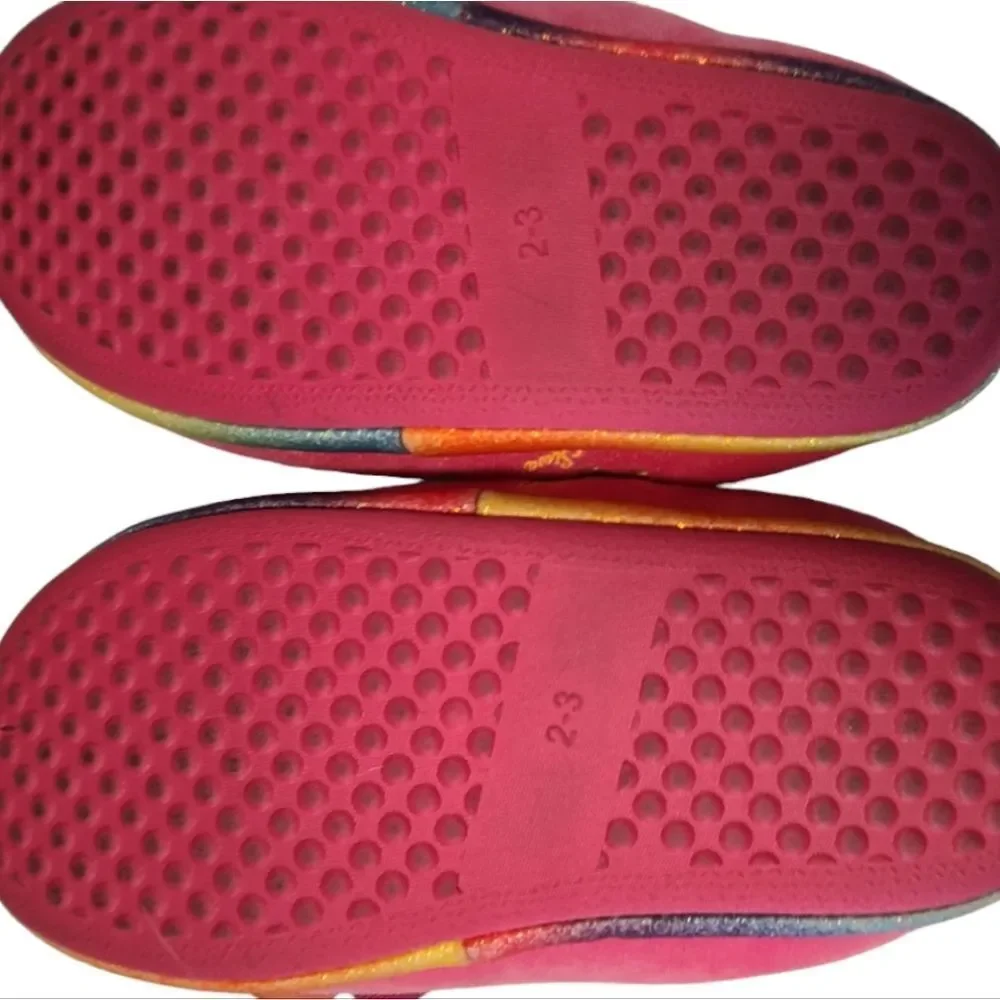 Jojo Cozy‎ Slippers With Bows sz 2-3